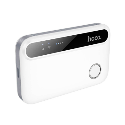 4G модем HOCO HI41(LTE), 900-2600МГЦ, 50-150Mb/s, USB, акумулятор 2100mAh, White, BOX 4G модем HOCO HI41(LTE), 900-2600МГЦ, 50-150Mb/s, USB, акумулятор 2100mAh, White, BOX