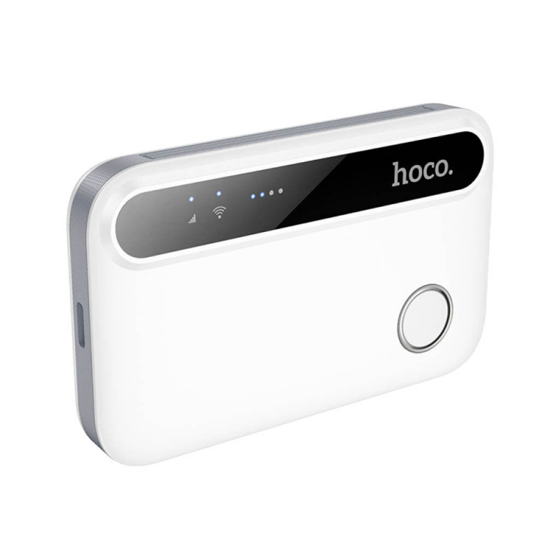 4G модем HOCO HI41(LTE), 900-2600МГЦ, 50-150Mb/s, USB, акумулятор 2100mAh, White, BOX