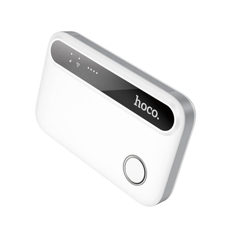 4G модем HOCO HI41(LTE), 900-2600МГЦ, 50-150Mb/s, USB, акумулятор 2100mAh, White, BOX