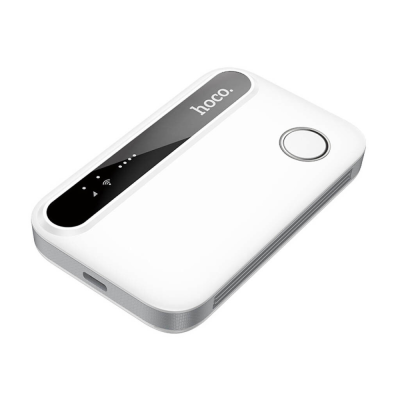 4G модем HOCO HI41(LTE), 900-2600МГЦ, 50-150Mb/s, USB, акумулятор 2100mAh, White, BOX 4G модем HOCO HI41(LTE), 900-2600МГЦ, 50-150Mb/s, USB, акумулятор 2100mAh, White, BOX