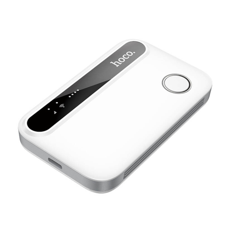 4G модем HOCO HI41(LTE), 900-2600МГЦ, 50-150Mb/s, USB, акумулятор 2100mAh, White, BOX
