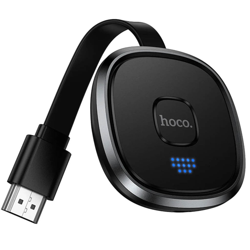 Перехідник адаптер HOCO UA45 HDMI Screen Mirroring Device, 1080P, Black, Box