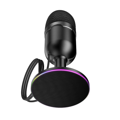Настільний мікрофон HOCO L25, кабель 1.6м, Black, BOX