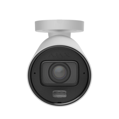 8 Mp IP варіофокальна відеокамера з гібридним підсвічуванням Ajax BulletCam HLVF (8 Mp) White (2.8-12 мм) 8 Mp IP варіофокальна відеокамера з гібридним підсвічуванням Ajax BulletCam HLVF (8 Mp) White (2.8-12 мм)
