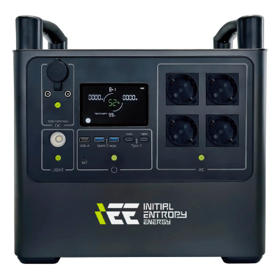 Портативна зарядна станція Singo P2000Plus, 2400W/1920Wh LiFePO₄, 2xDC5521-12V-8A, CarPort-12V-10A, 4xAC230V, 3xUSB-A-15W, 2xUSB-C-10