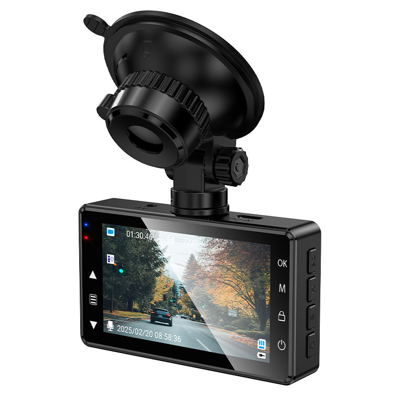 Автомобільний відеореєстратор HOCO DV14 3" IPS, 720P, Metal Gray, Box