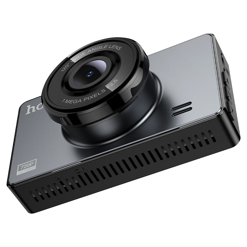 Автомобільний відеореєстратор HOCO DV14 3" IPS, 720P, Metal Gray, Box