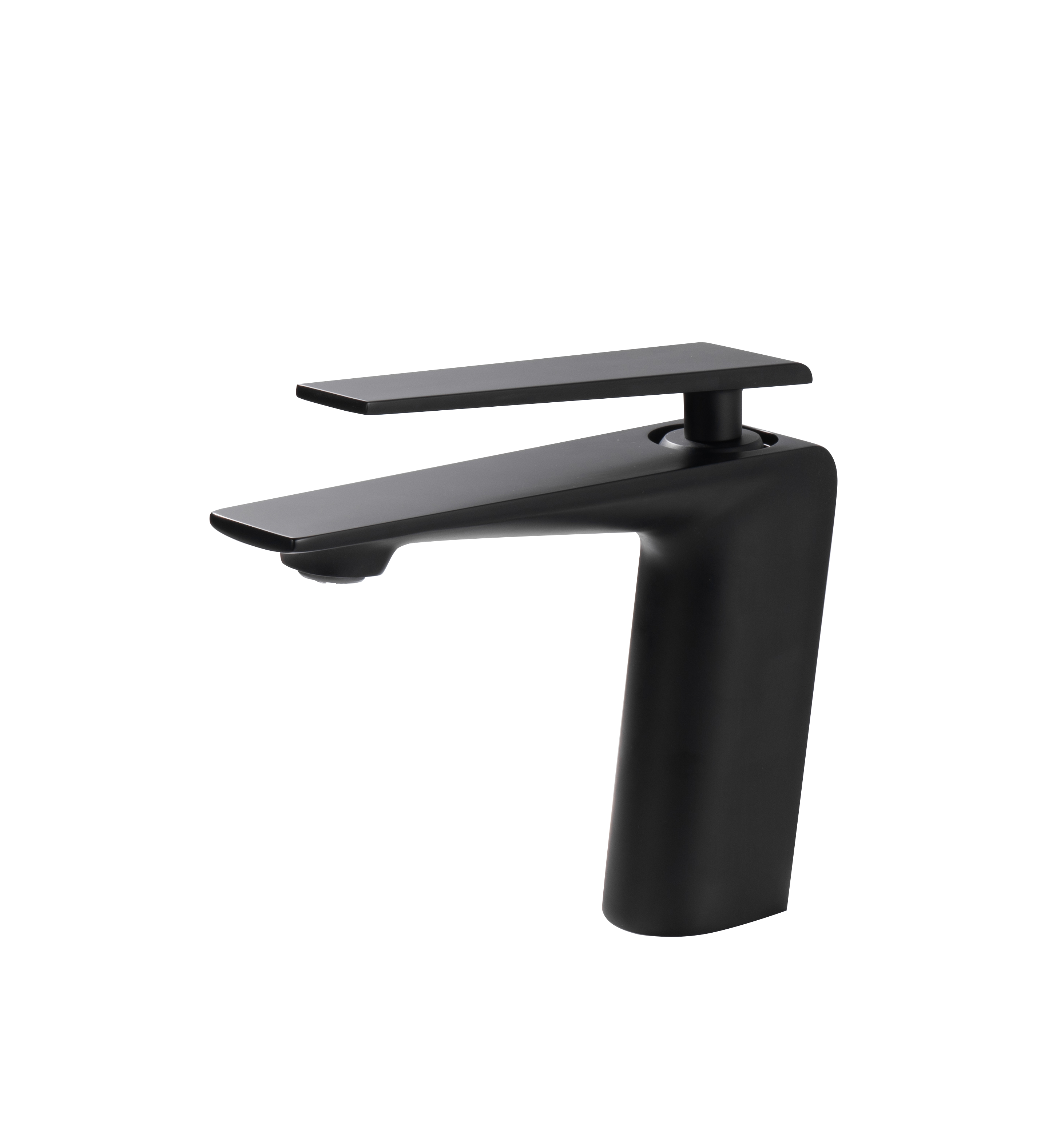 Чорний кран для умивальника Nett ZB-33