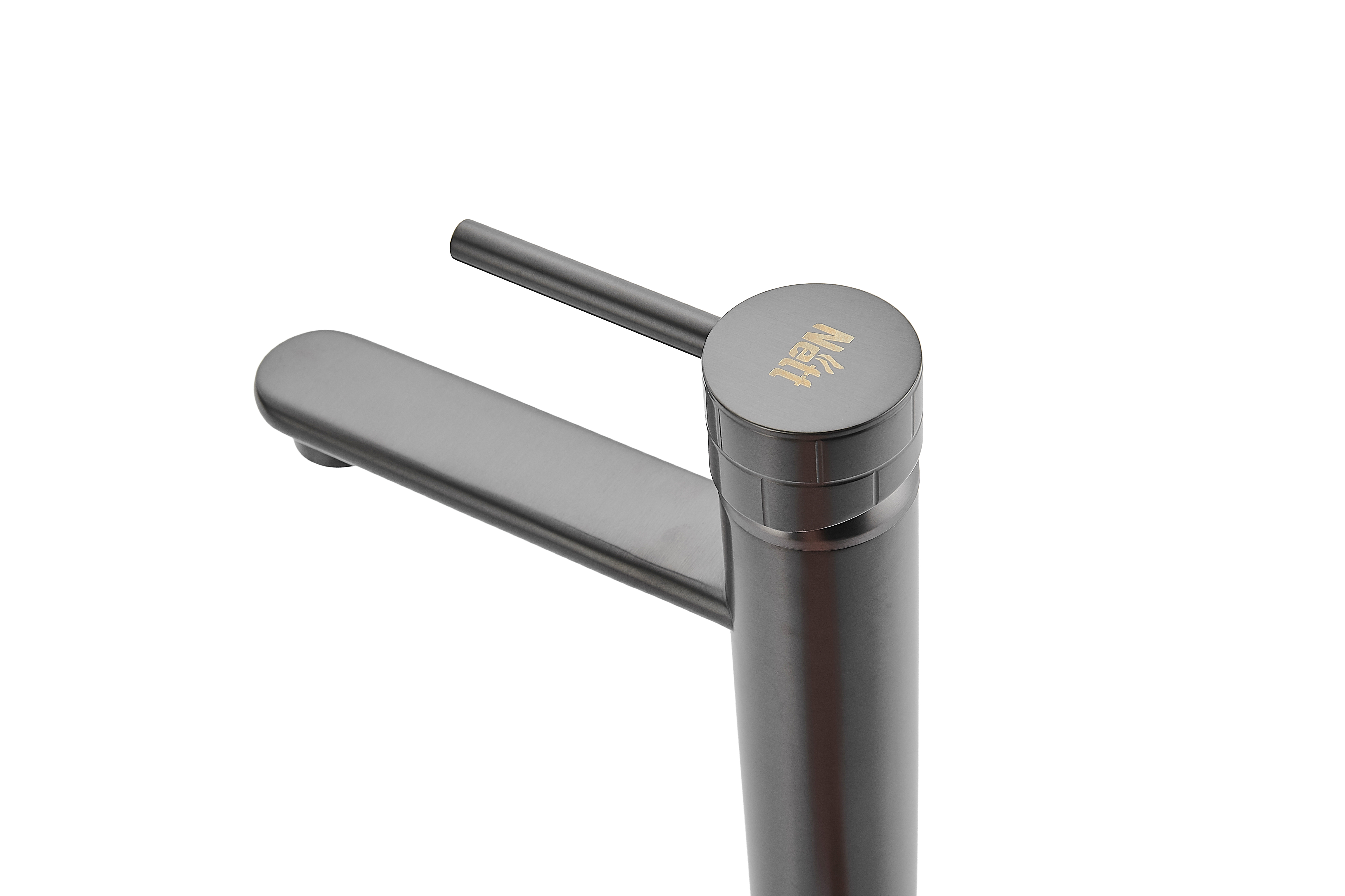 Графітовий кран з нержавіючої сталі на раковину Nett VGr-99