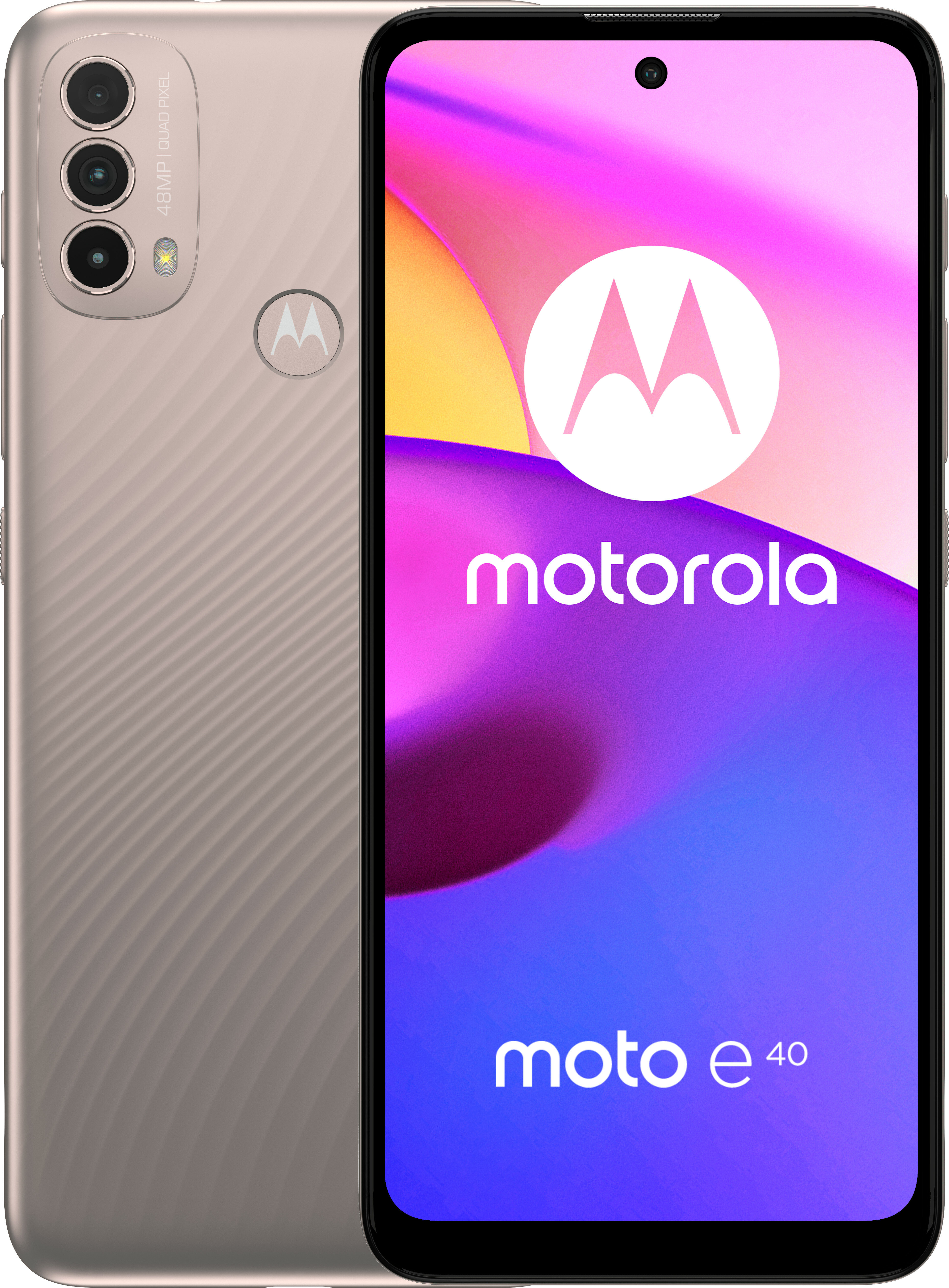 Смартфон Motorola Moto E40 4/64GB Dual Sim Pink Clay (PAVK0004UA)