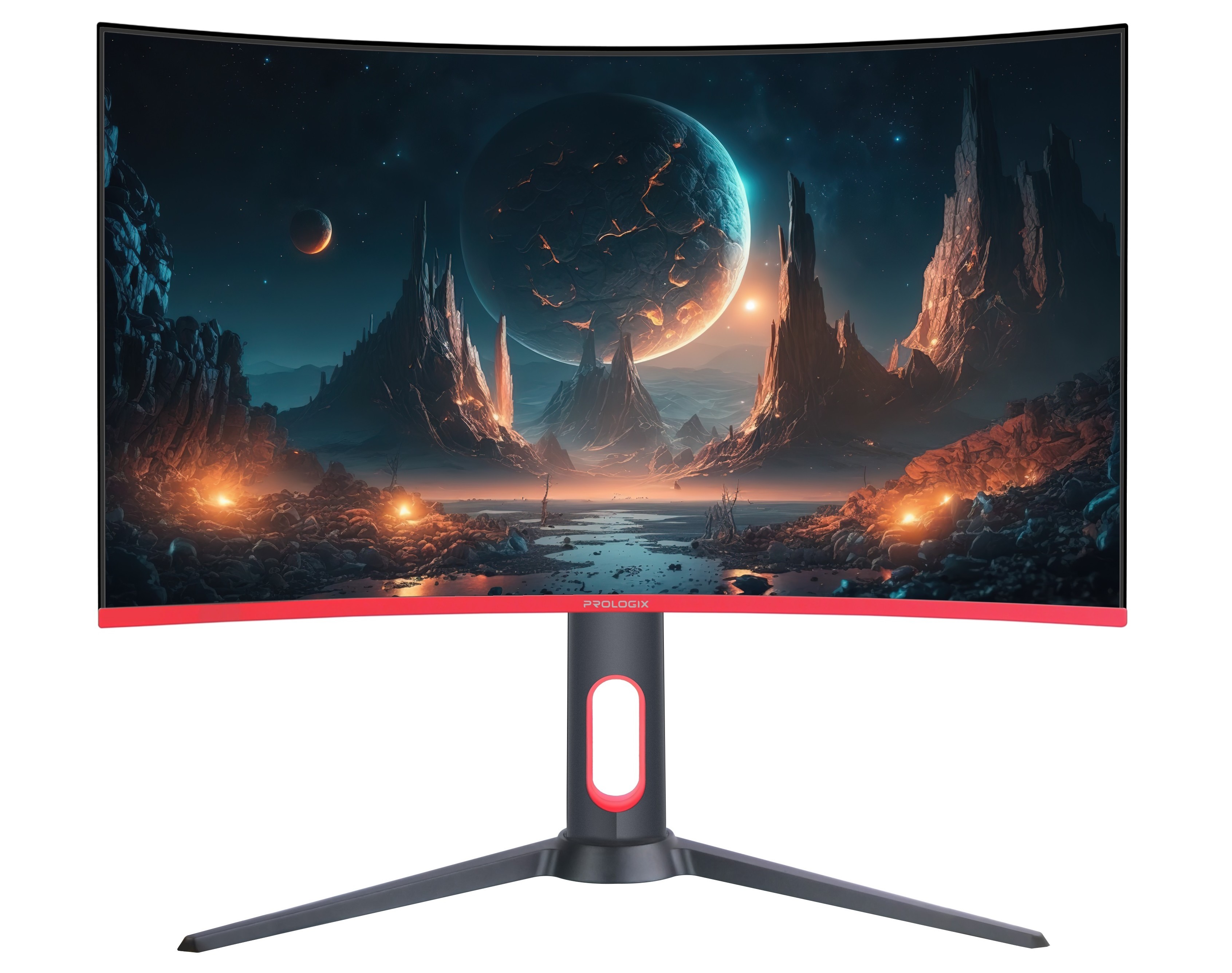 Монітор Prologix Gaming 27" GM2724CQP VA Black Curved 165Hz
