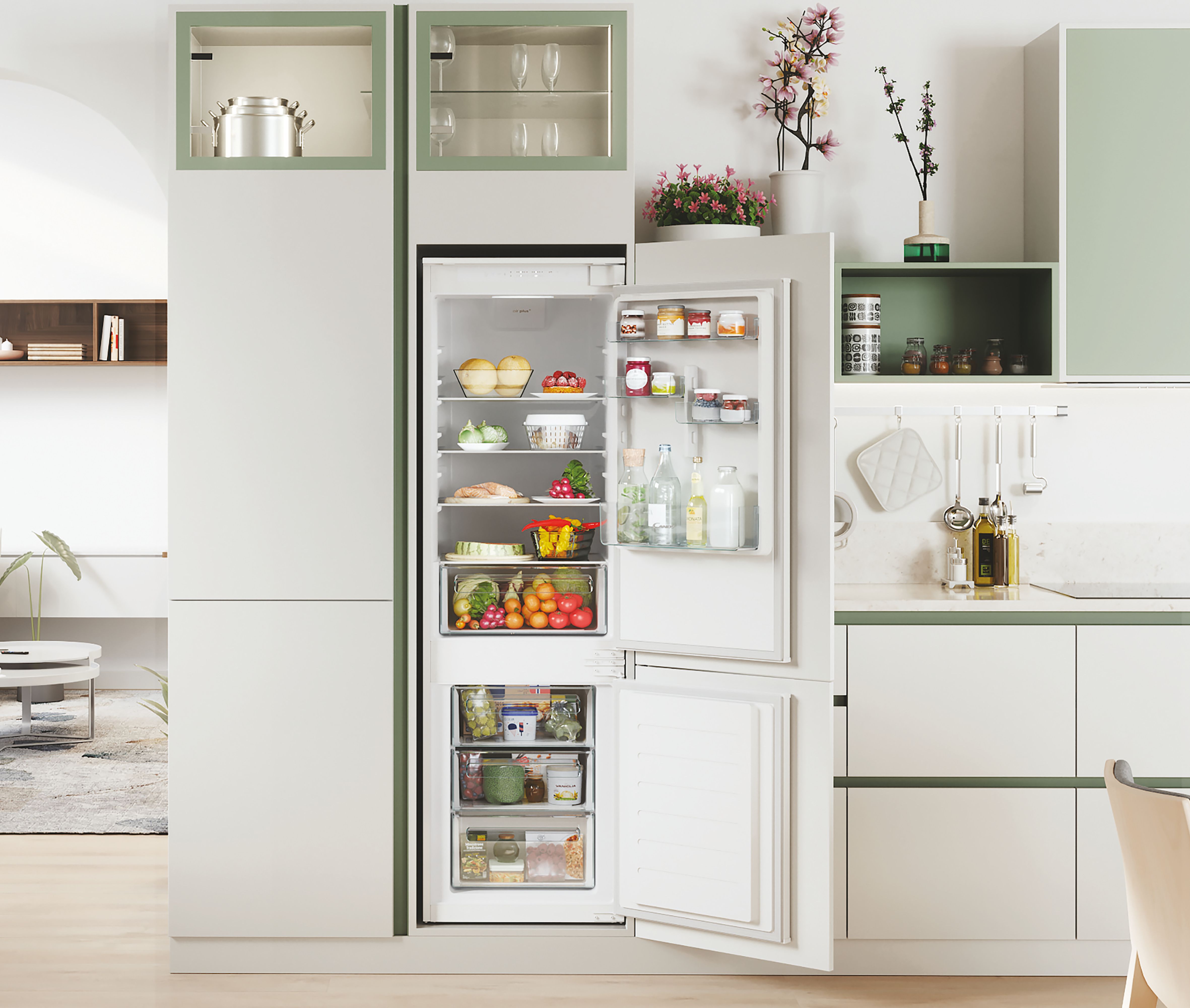 Вбудований холодильник Candy CBL3518E