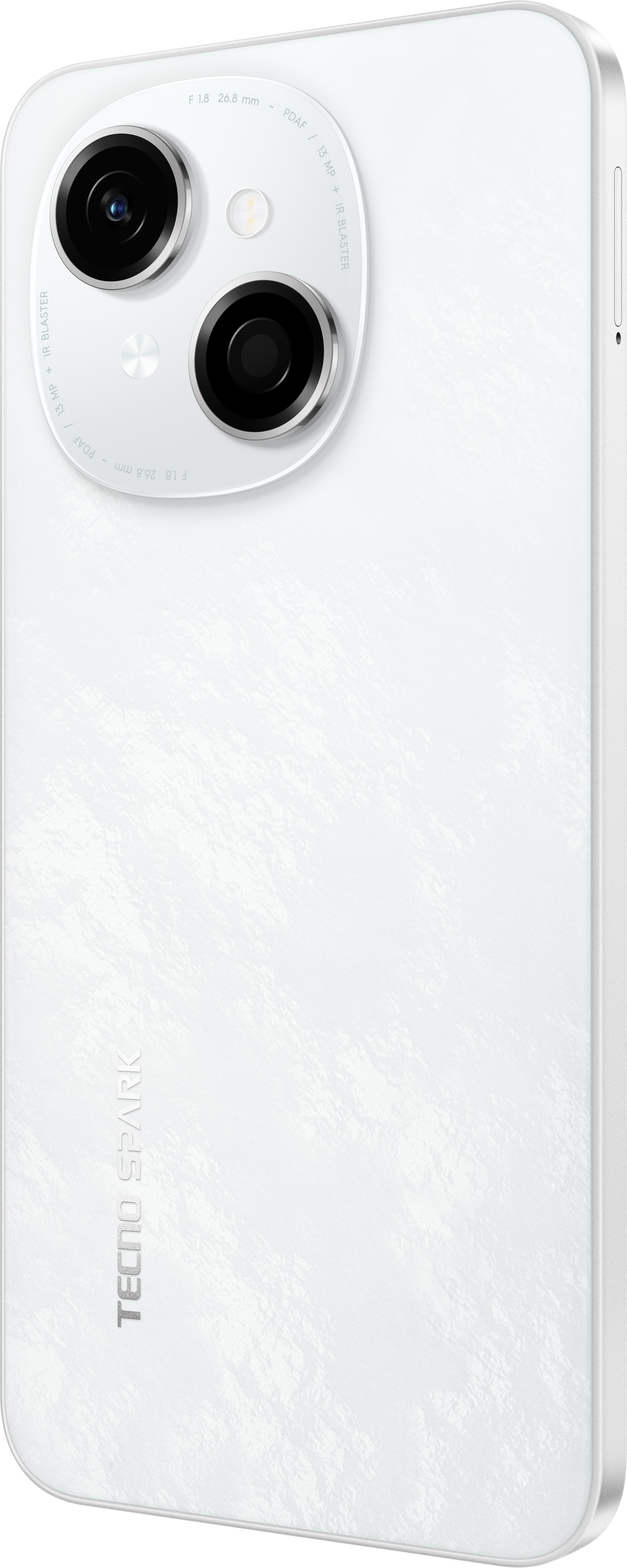 Смартфон Tecno Spark Go 1 (KL4) 3/64GB Glittery White (4894947036446)