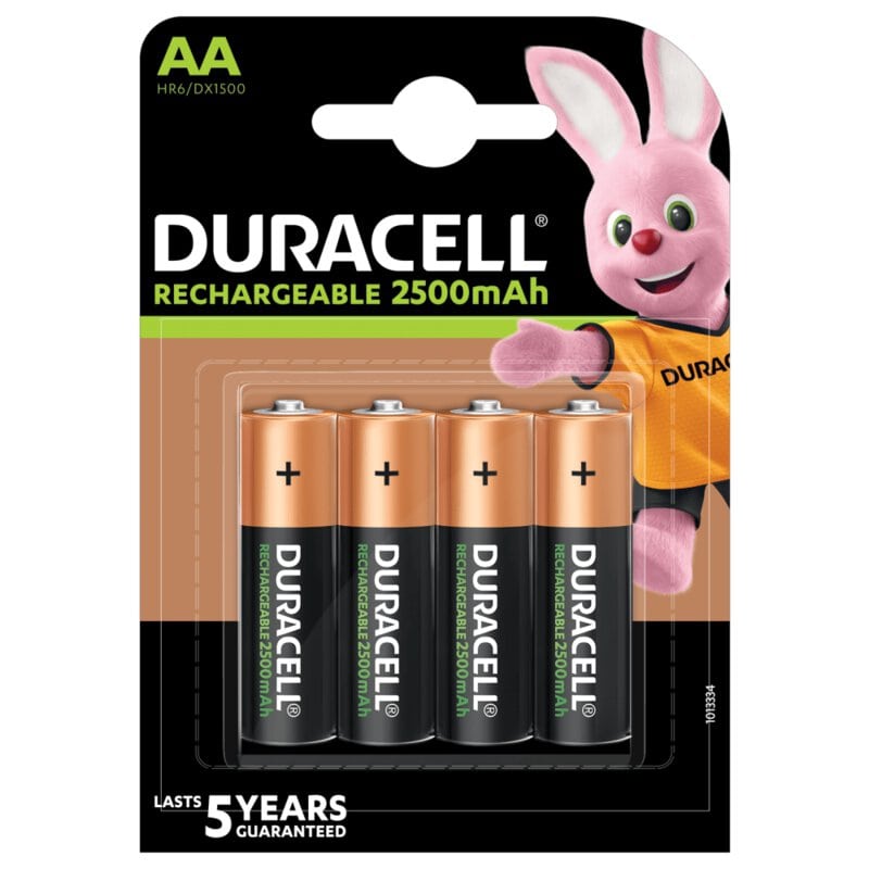Акумулятор Duracell DX1500 Ni-MH AA/HR06 2500 mAh BL 4шт (3121)