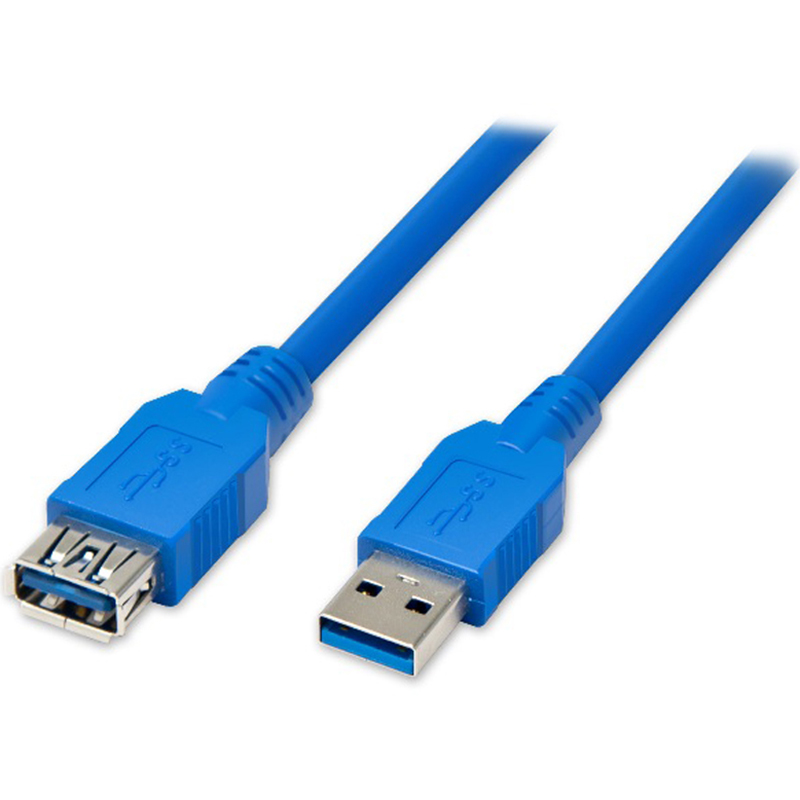 Кабель Atcom USB - USB V 3.0 (M/F), подовжувач, 3.0 м, blue (6149)