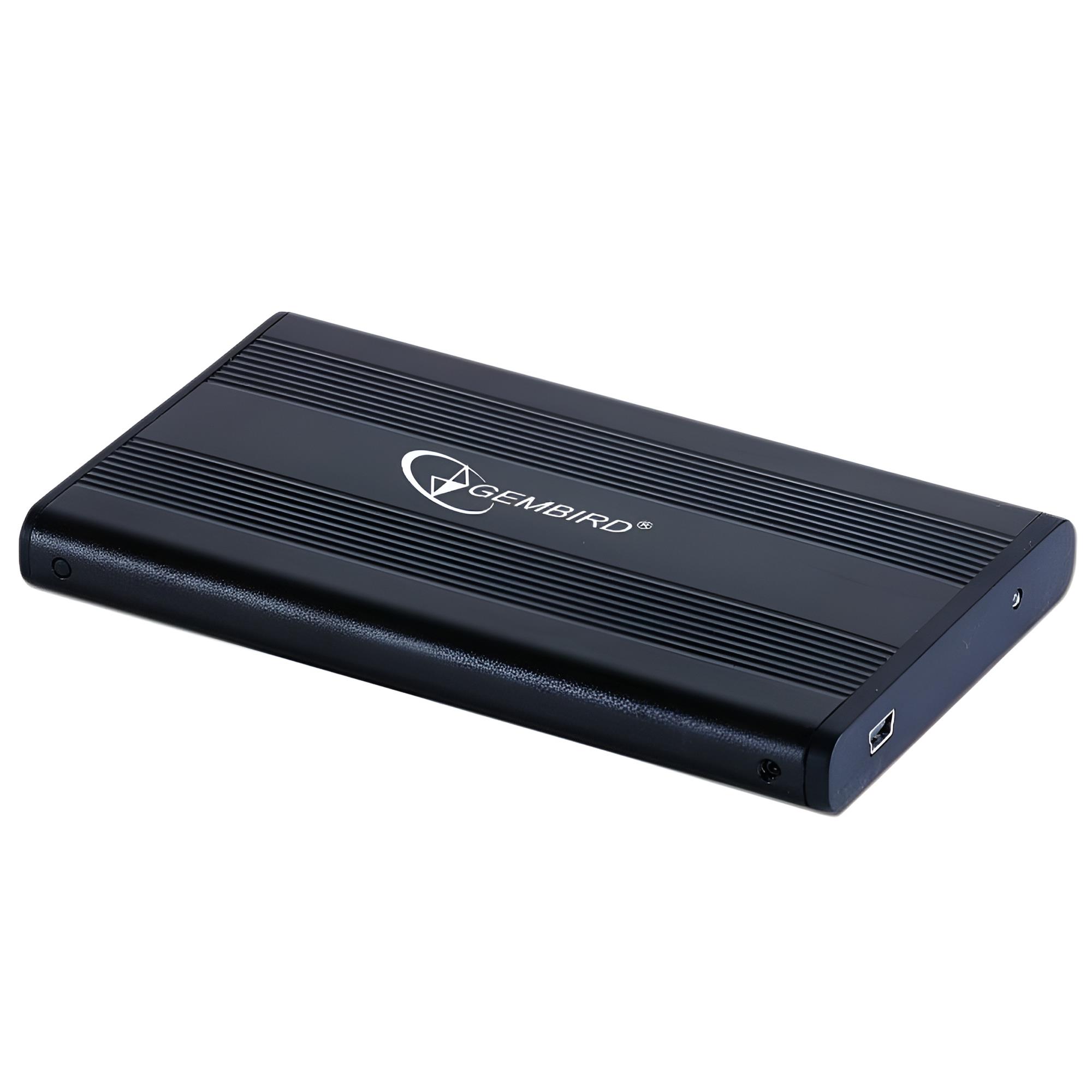 Зовнішня кишеня Gembird для підключення SATA HDD 2.5`, USB 2.0, Black (EE2-U2S-5)