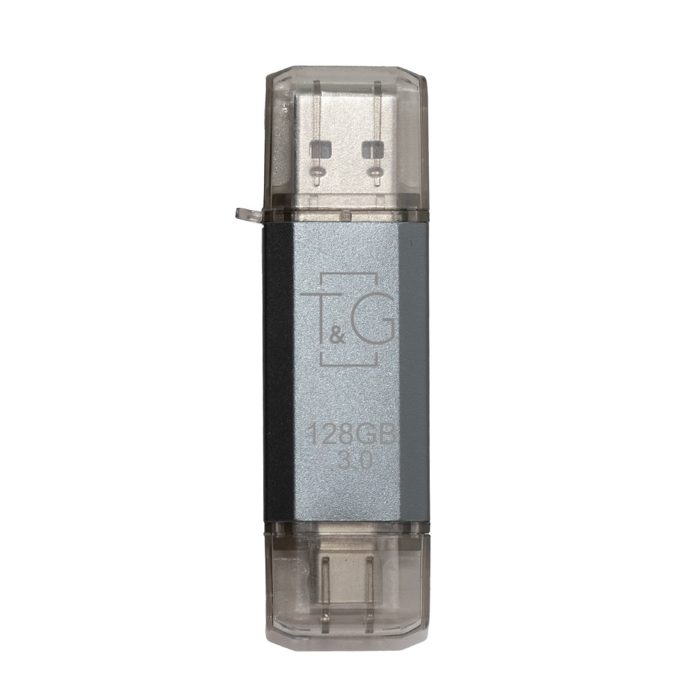 Флеш-накопичувач USB 3.0 128GB Type-C T&G 009 Star Series Silver (TG009TC-128GSL3)