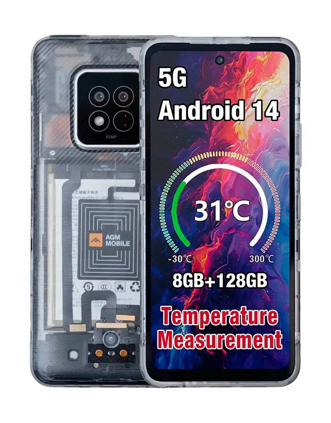 Смартфон AGM X6 8/128GB Phantom (DE-1217228)