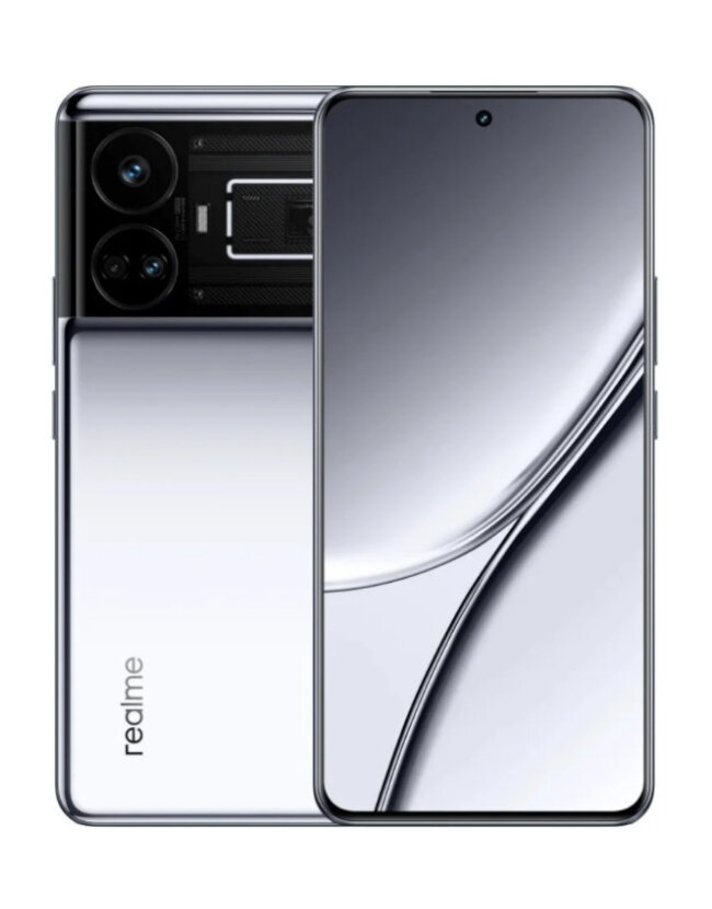 Смартфон realme GT5 12/256GB 150W Flowing Silver Global Rom NFC (DE-121596)