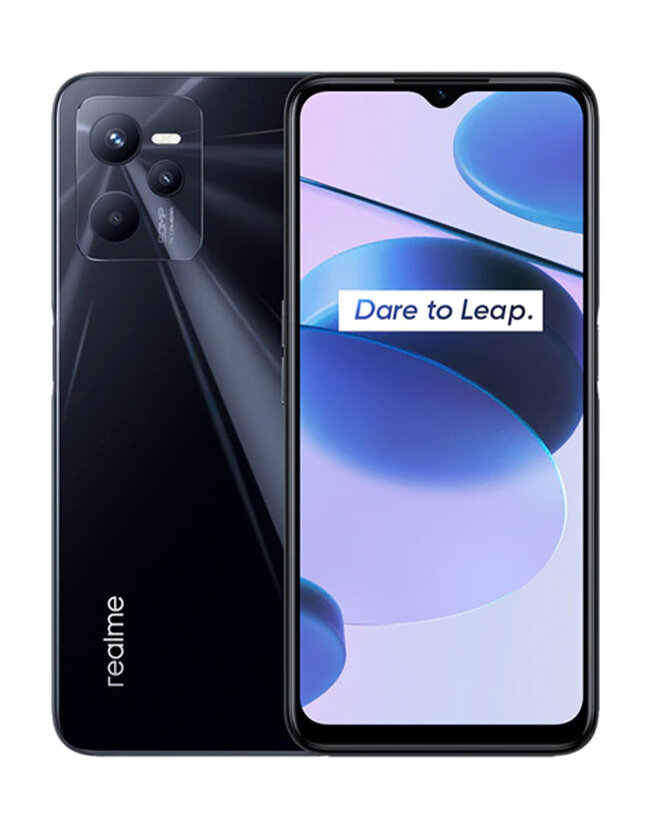Смартфон realme C35 4/64GB Glowing Black EU no NFC (DE-101756)