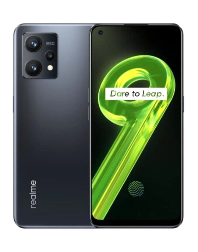 Смартфон realme 9 6/128GB Meteor Black (DE-101391)