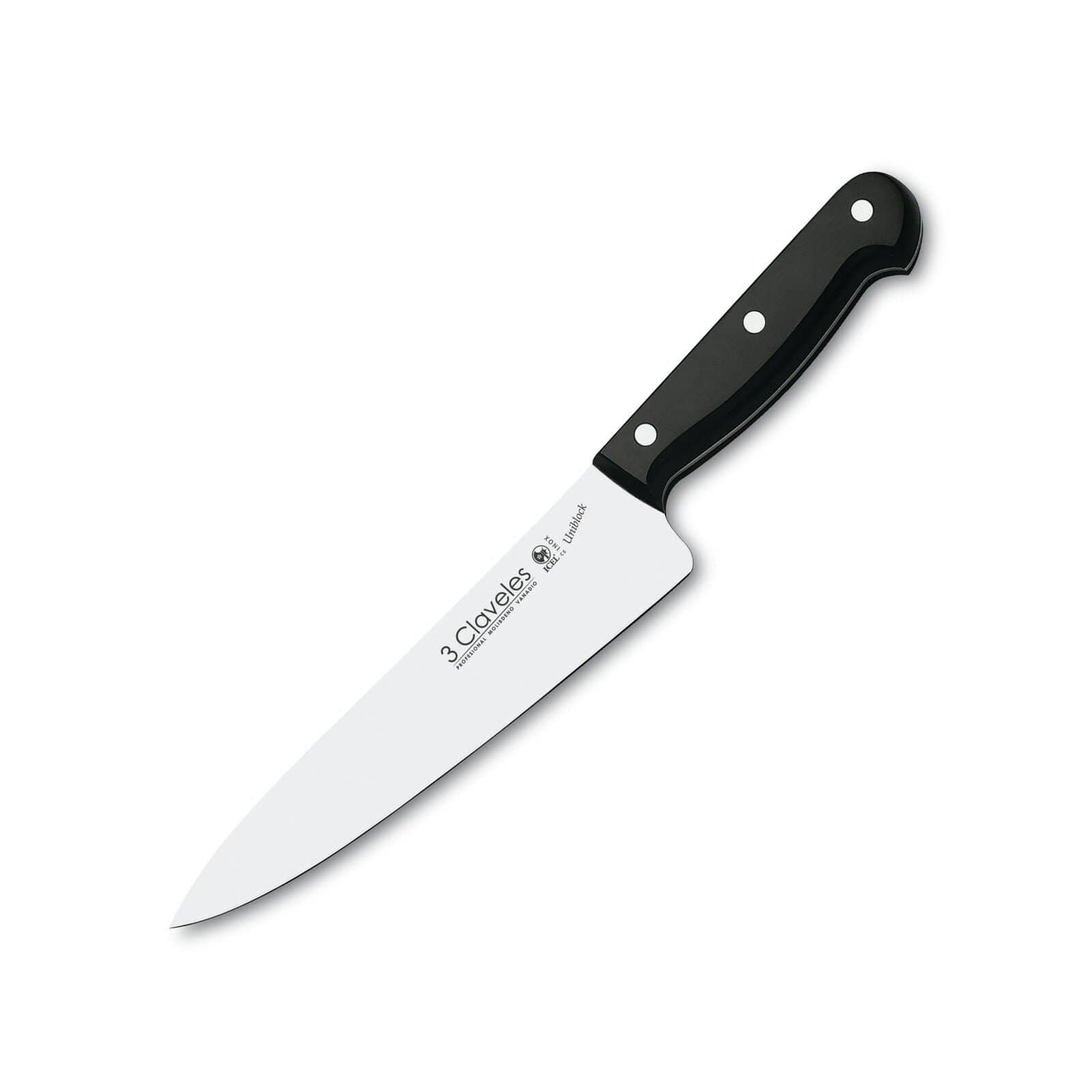 Ніж поварський 200 мм 3 Claveles Uniblock (01159) (M-01159)