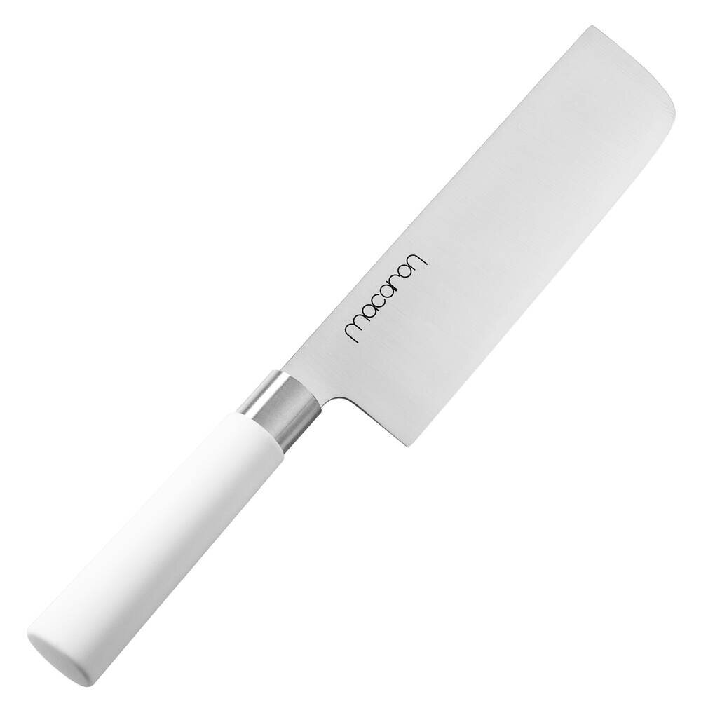 Кухонний японський ніж Накірі 170 мм Satake Macaron White (802-222) (M-802-222)