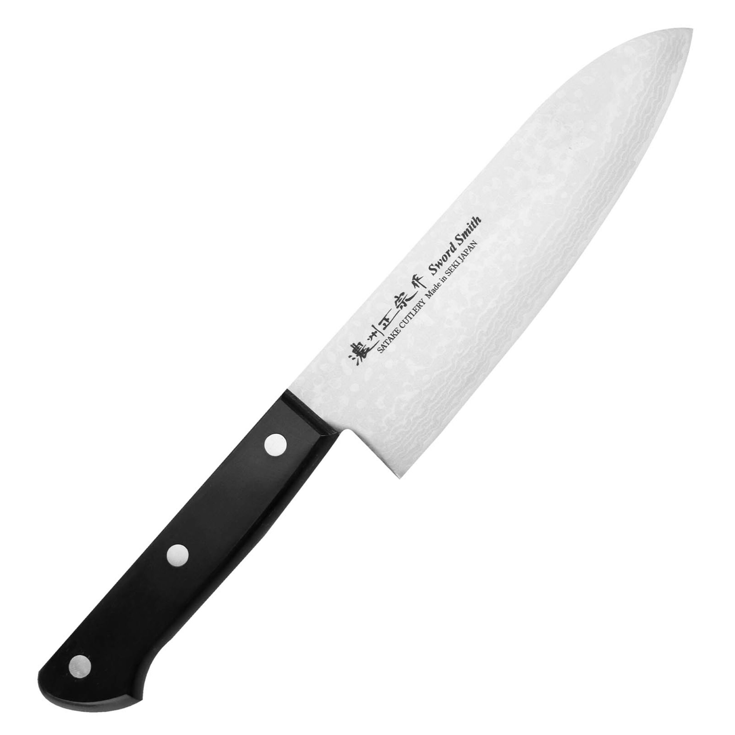 Кухонний ніж Сантоку 170 мм Satake Unique Damascus (806-961) (M-806-961)