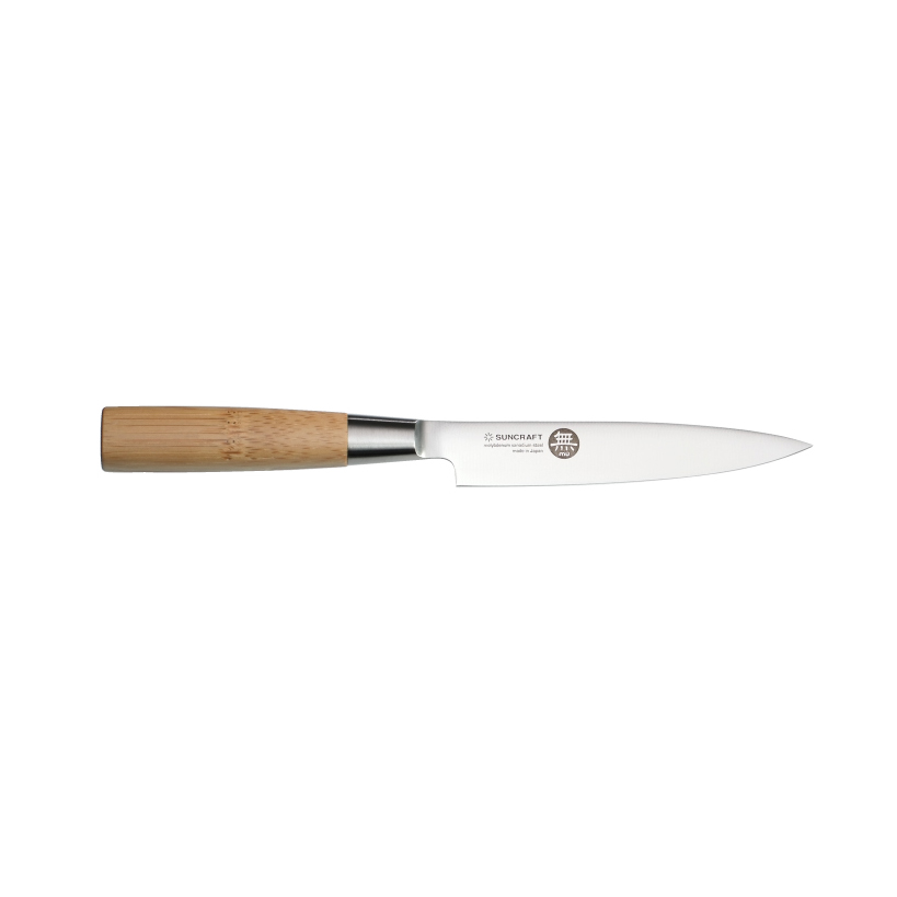 Кухонний ніж універсальний 120 мм Suncraft MU Bamboo (MU-02) (M-MU-02)