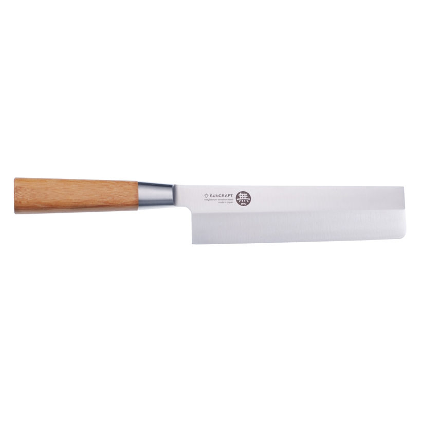 Ніж кухонний Накірі Usuba 167 мм Suncraft MU Bamboo (MU-08) (M-MU-08)