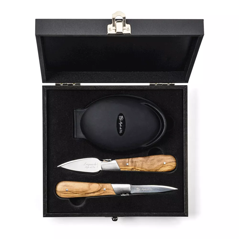 Набір ножів для устриць Style de Vie Luxury Line (OesterOliveGift) (M-OesterOliveGift)