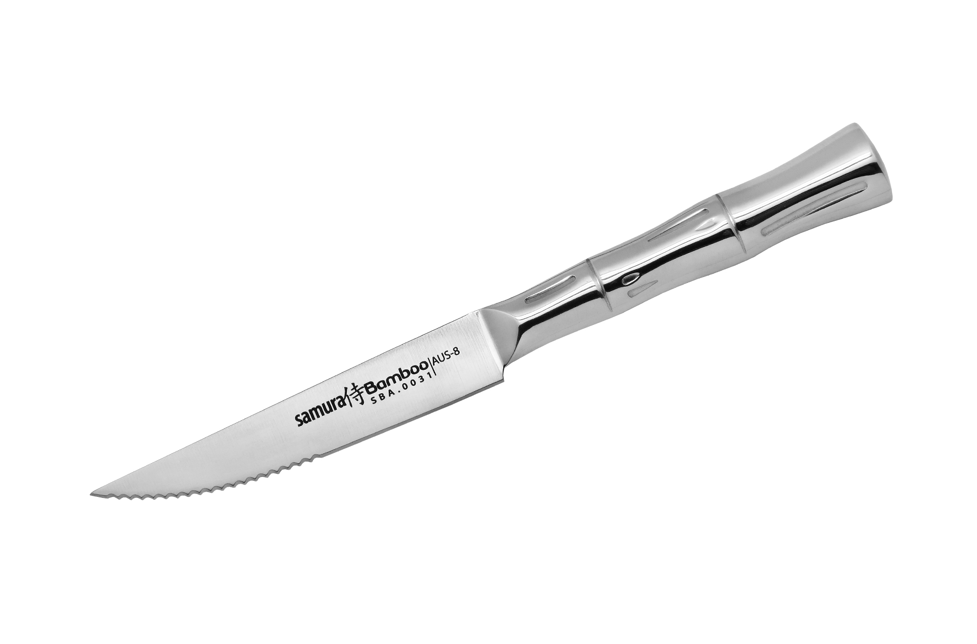 Ніж стейковий кухонний 110 мм Samura Bamboo (SBA-0031) (M-SBA-0031)
