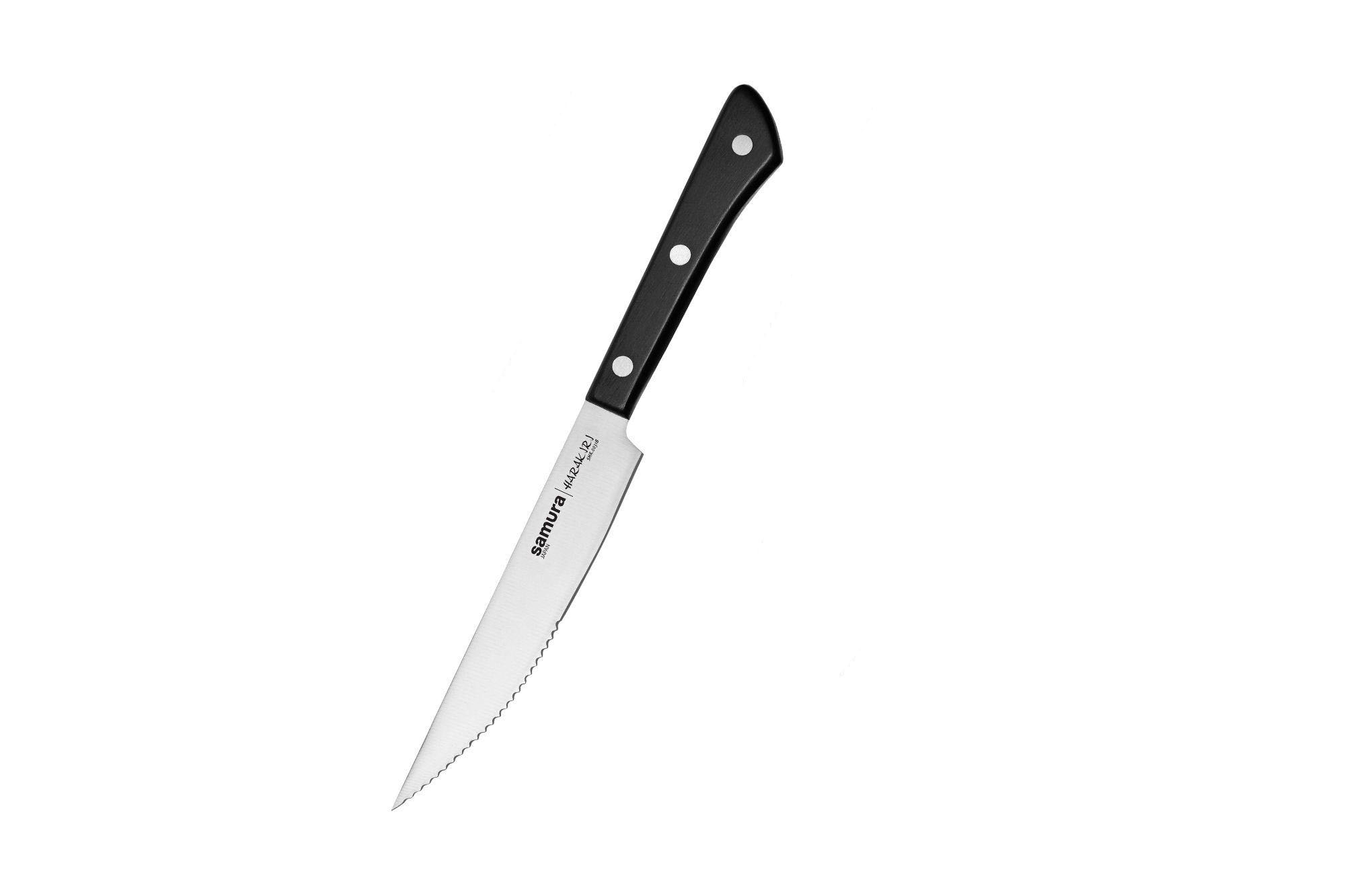 Ніж кухонний стейковий 120 мм Samura Harakiri (SHR-0031B) (M-SHR-0031B)