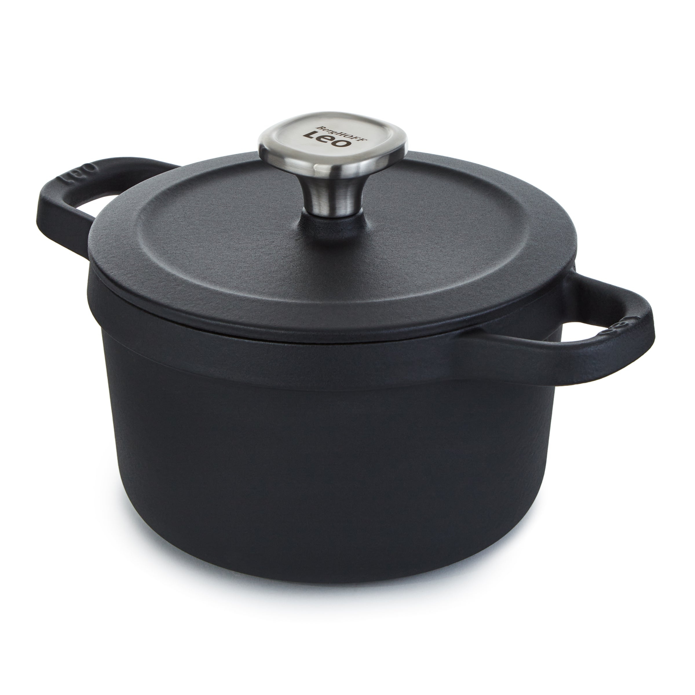Кастрюля чавунна 20 см 3 л Berghoff Leo Graphite (3950617) (M-3950617)