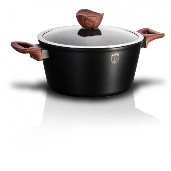 Каструля з кришкою Berlinger Haus Ebony Rosewood Collection 2.5 л (BH-1716) (M-BH-1716)