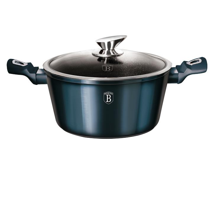Каструля Berlinger Haus Aquamarine Metallic Line 4,1 л (BH-1879) (M-BH-1879)