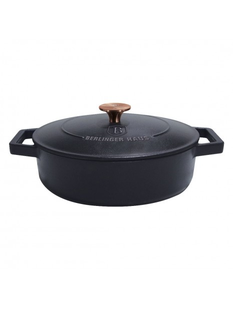 Каструля чавунна 2,57 л Berlinger Haus Metallic Line Rose Gold Edition (BH-6493) (M-BH-6493)