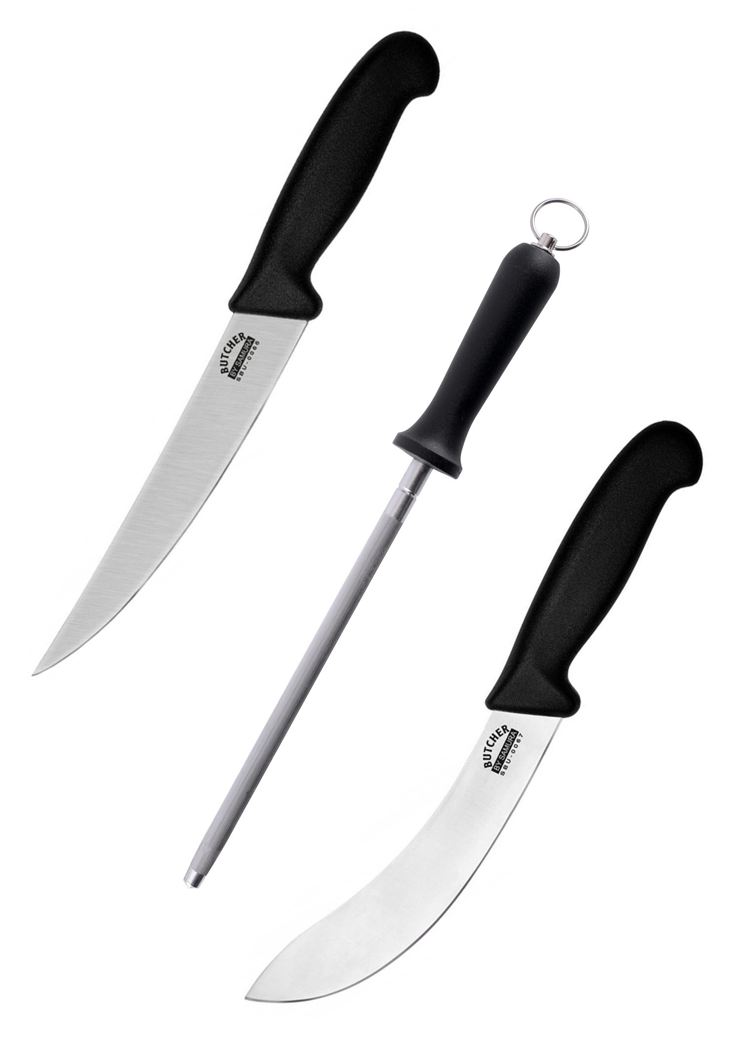 Набір з 3 ножів та сумки Samura Butcher (SBU-0230) (M-SBU-0230)