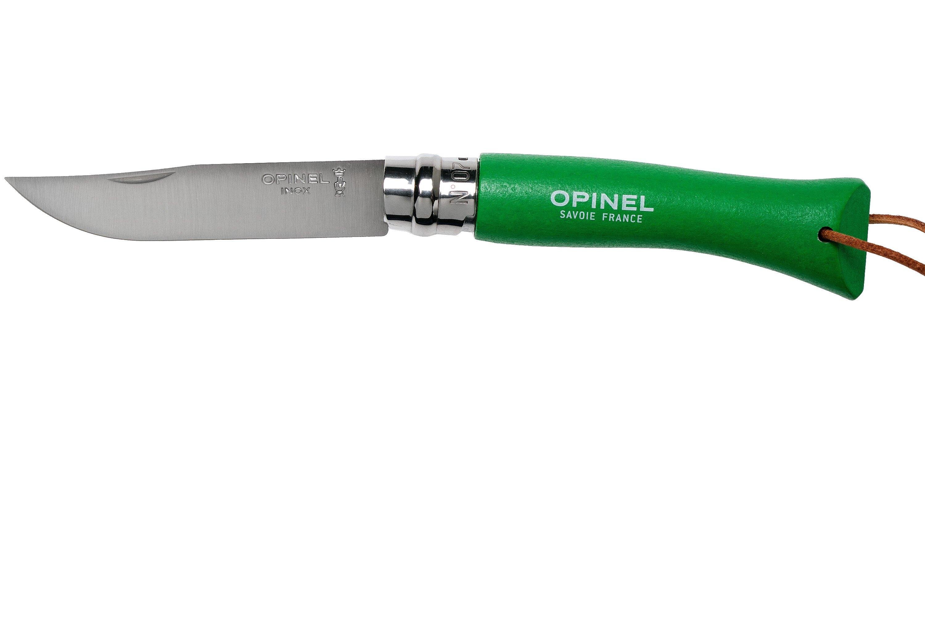 Ніж Opinel №7 Inox Trekking зелений (002210) (M-002210)