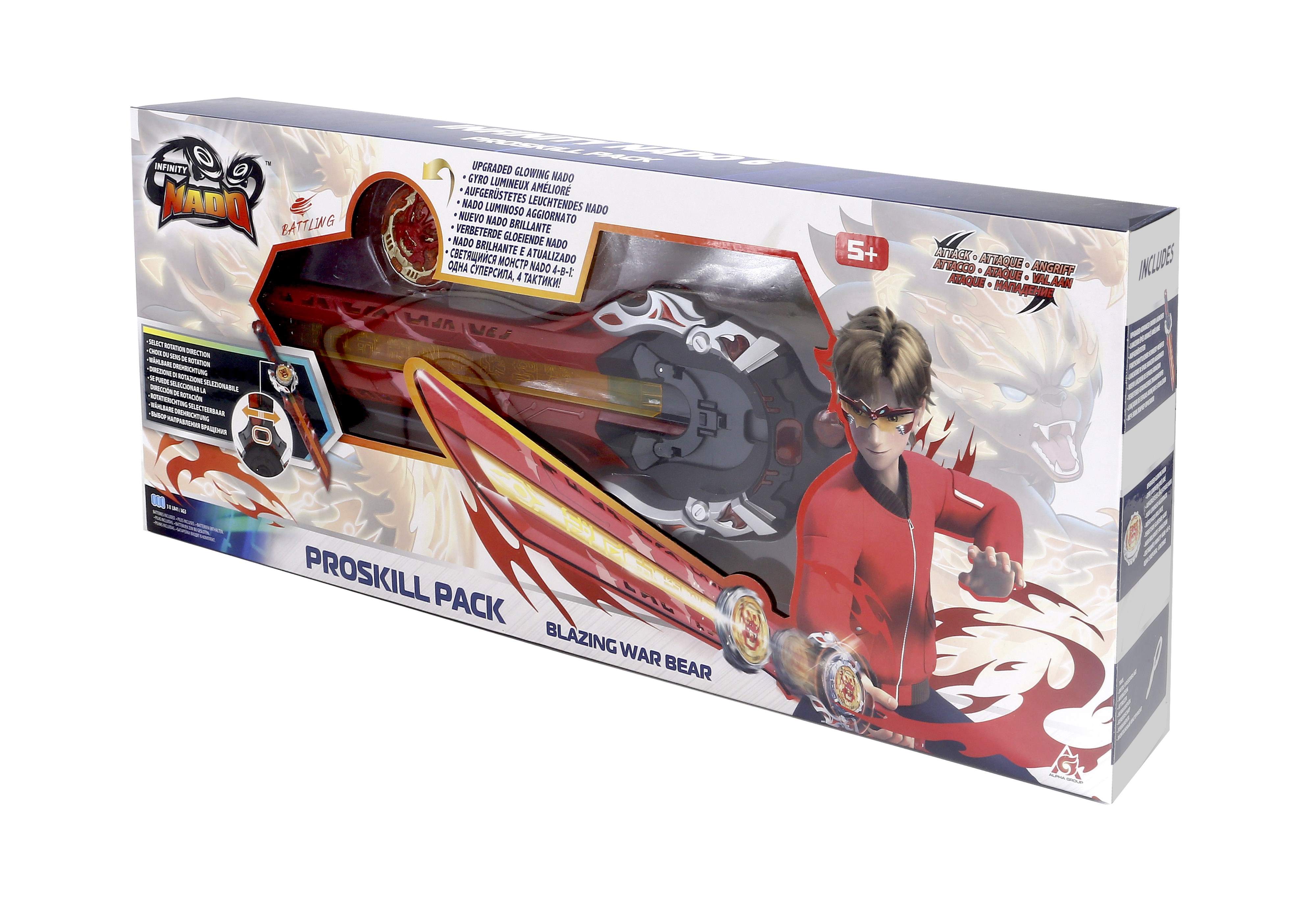 Infinity Nado Дзиґа VI Proskill Pack Палаючий Бойовий Ведмідь (Blazing War Bear)