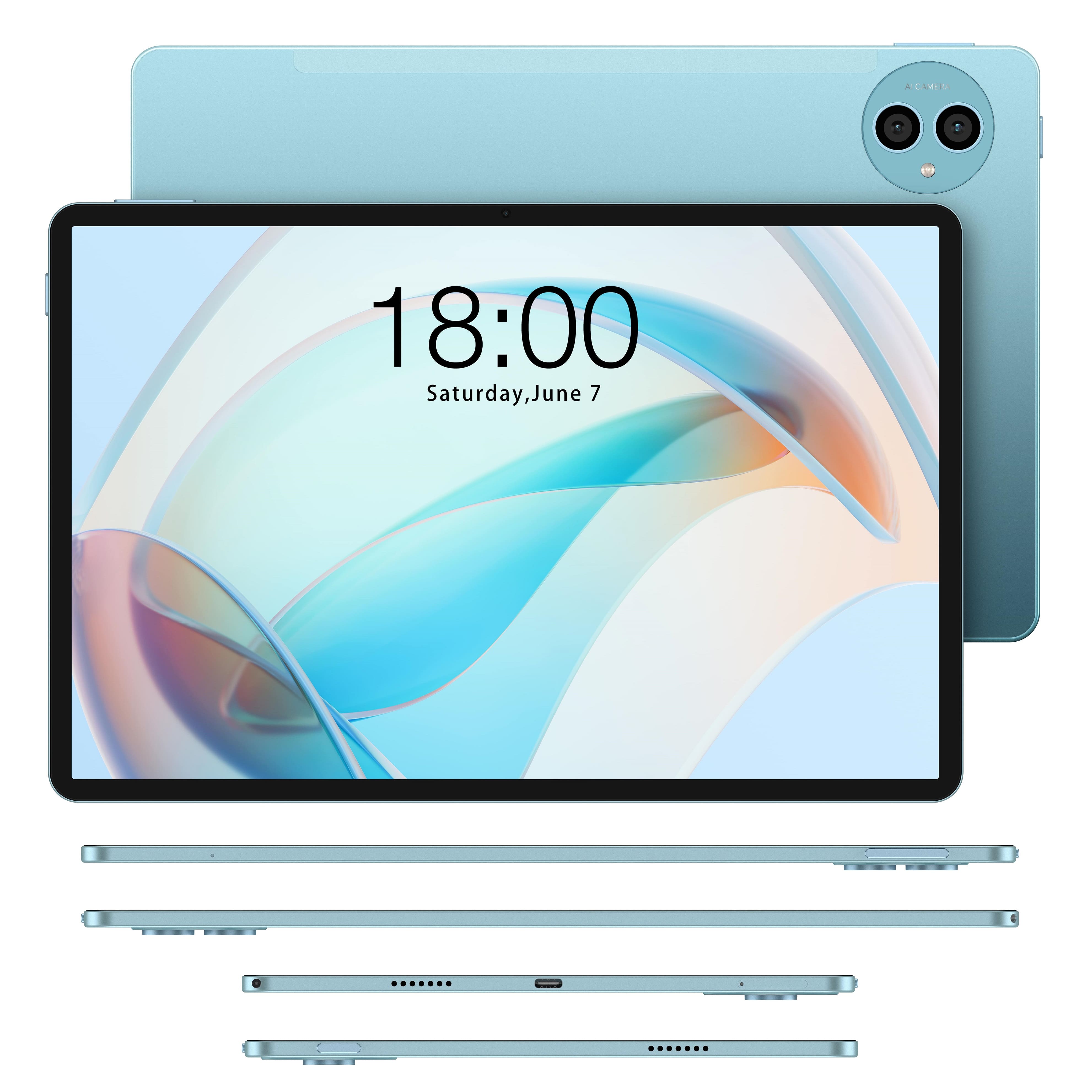 TECLAST Планшет P50 11` 6ГБ, 128ГБ, LTE, 8000мА рік, Android, блакитіній