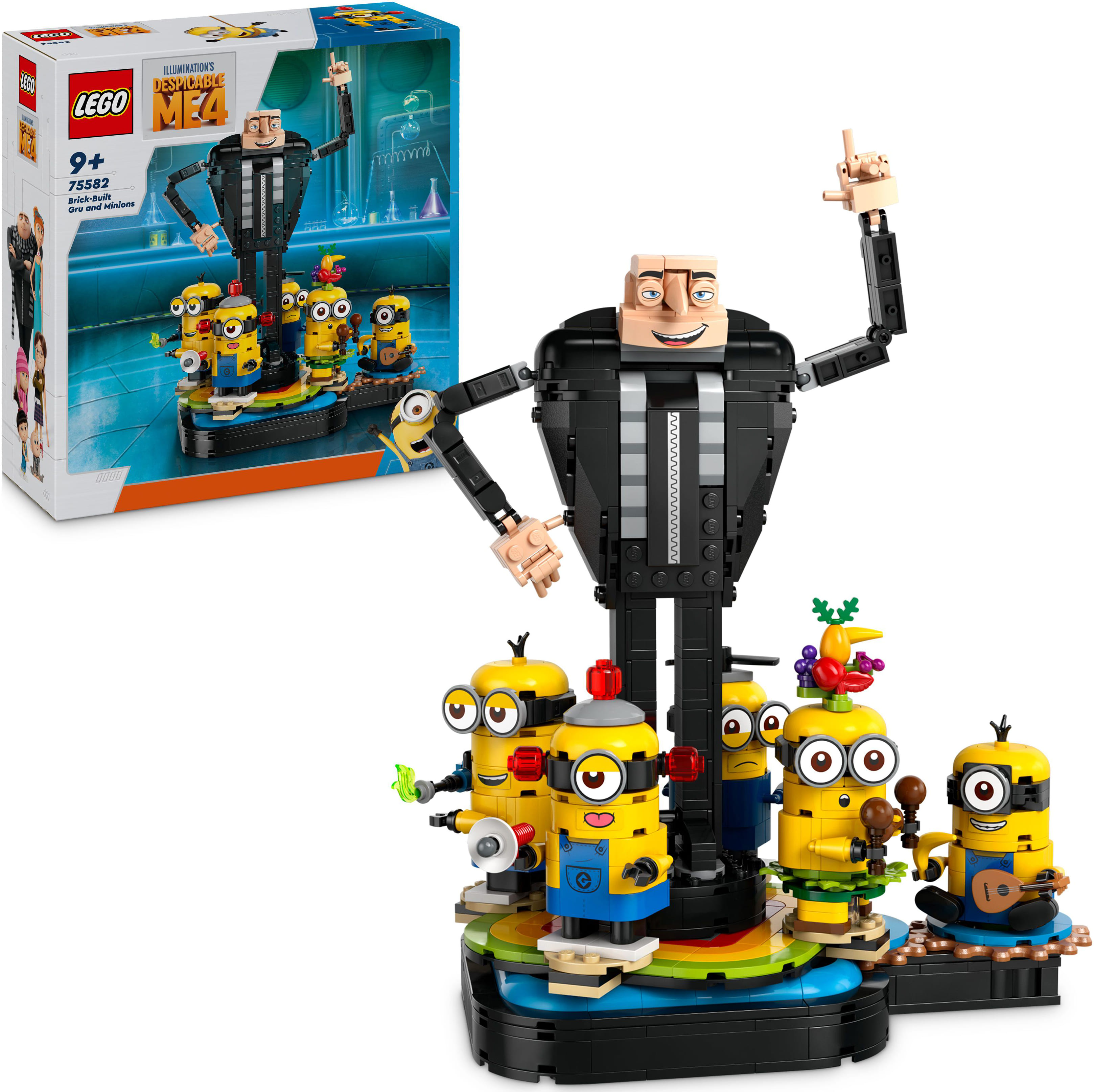 LEGO Конструктор Despicable Me 4 Ґру й посіпаки з кубиків