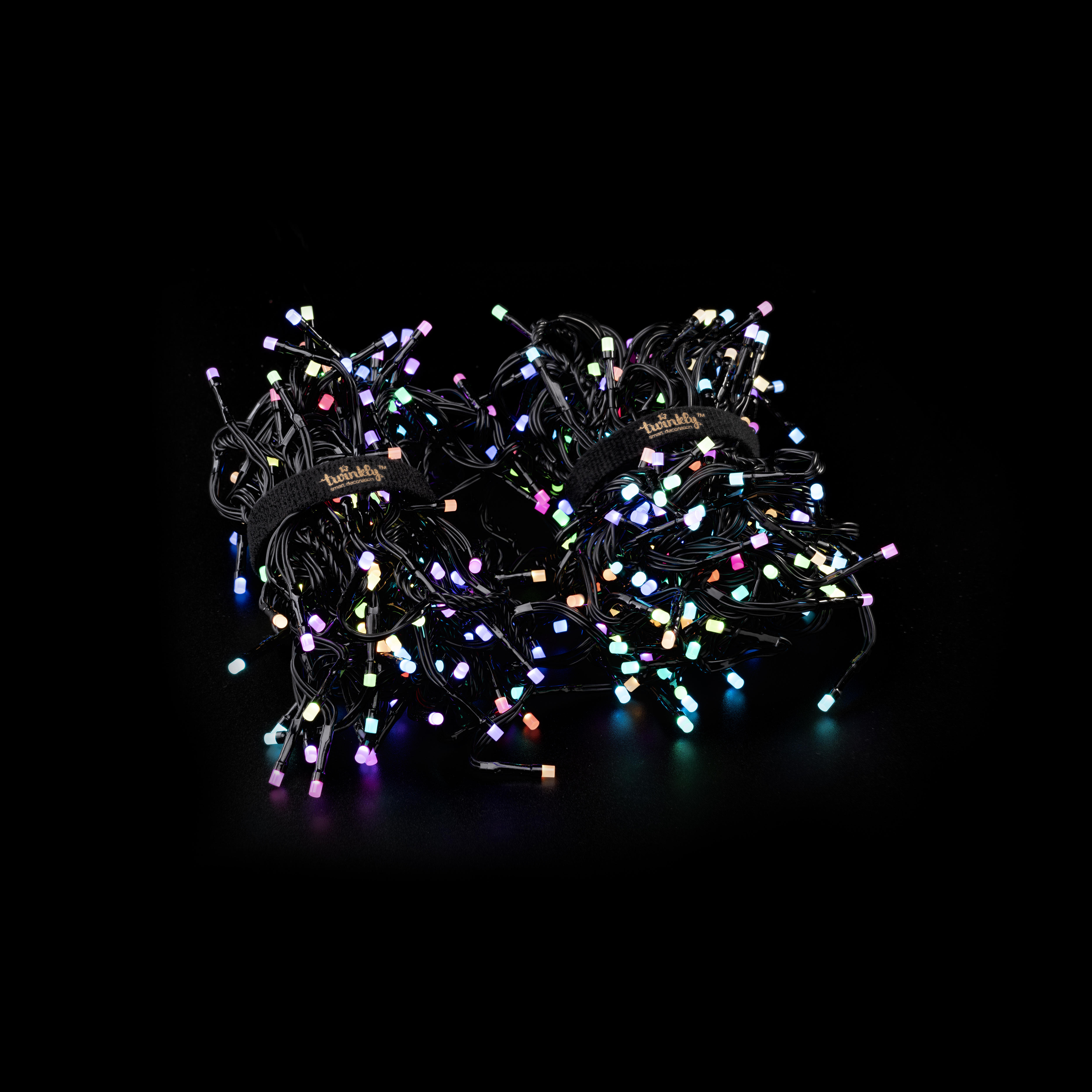 Twinkly Smart LED Гірлянда Twinkly Cluster RGB, 400, Gen II, IP44 кабель чорний