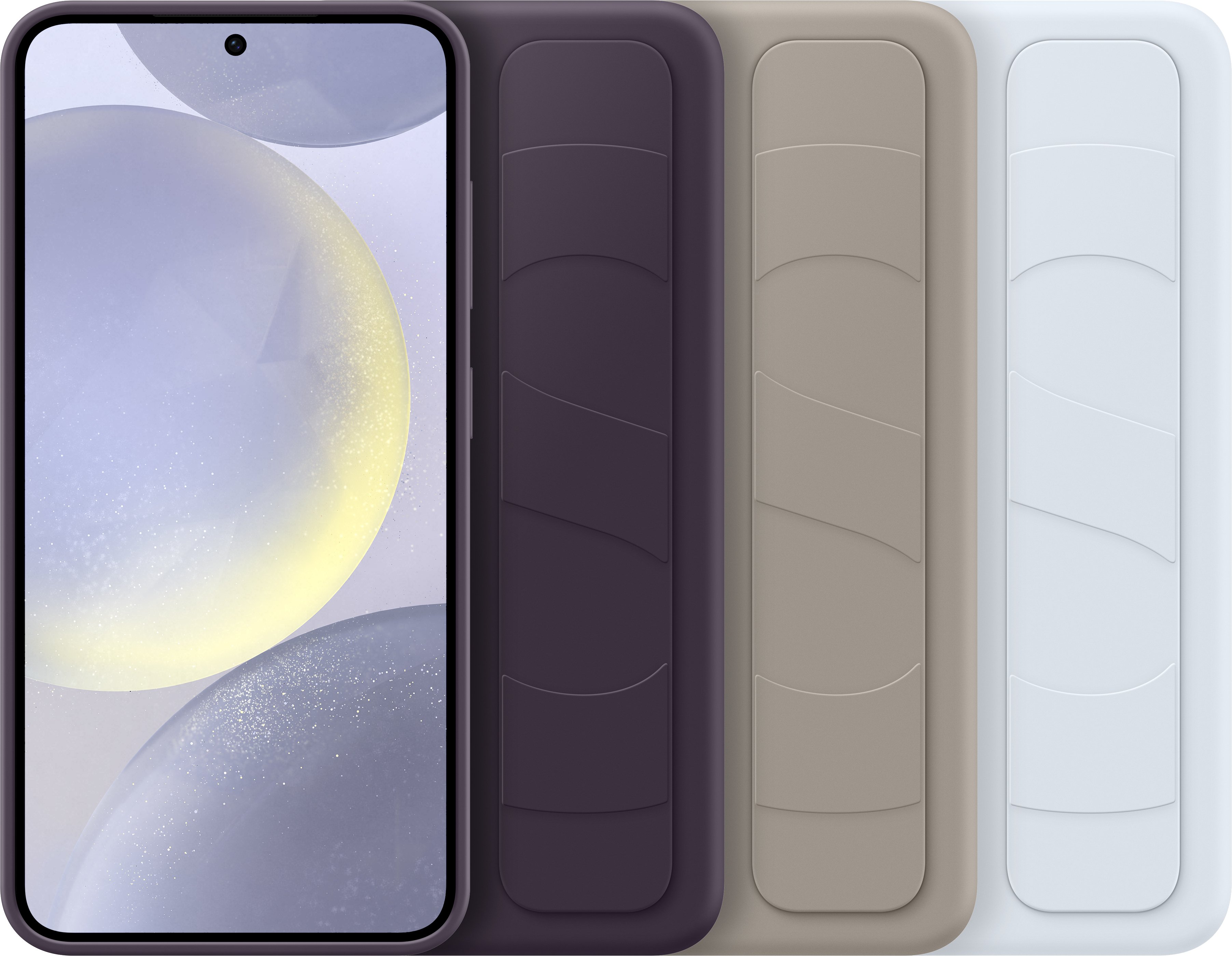 Samsung Чохол для Galaxy S24 (S921), Standing Grip Case, блакитний
