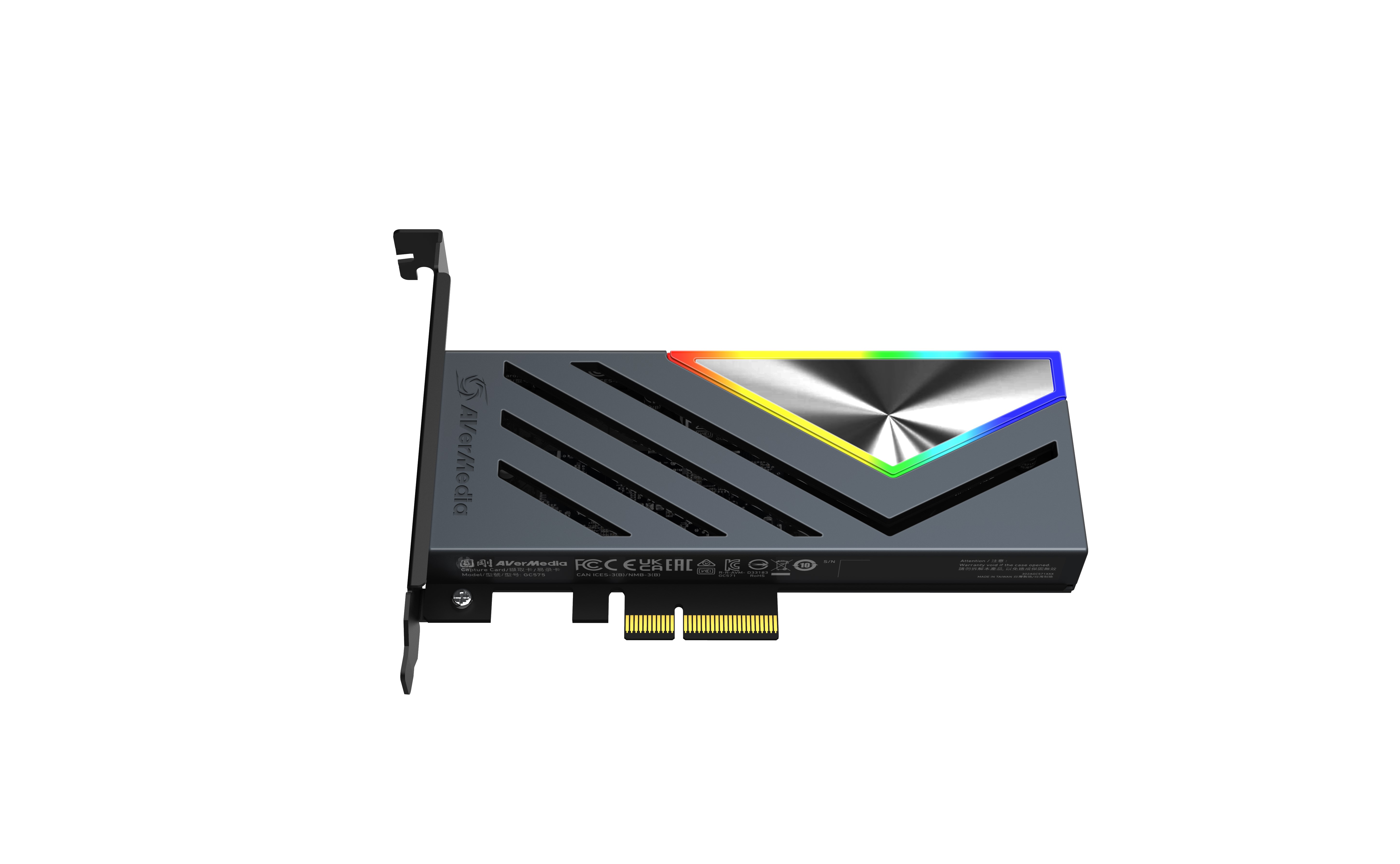AVerMedia Карта захоплення відео GC575, 2160p144 (pass-through) 2160p60(record), RGB, cіра