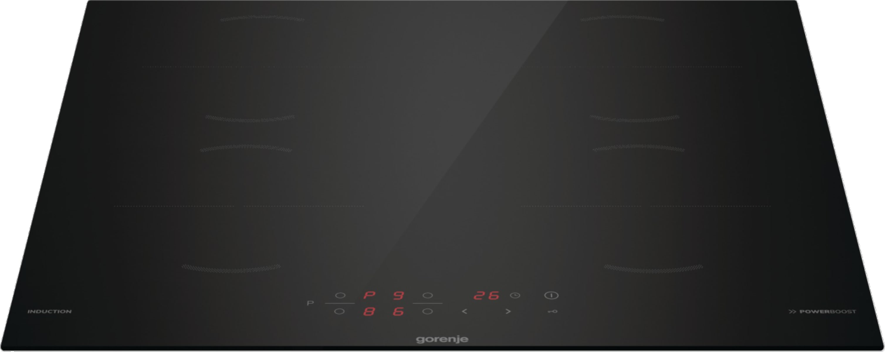 Gorenje Варильна поверхня індукційна, 60см, PowerBoost, TouchControl, чорний Gorenje Варильна поверхня індукційна, 60см, PowerBoost, TouchControl, чорний