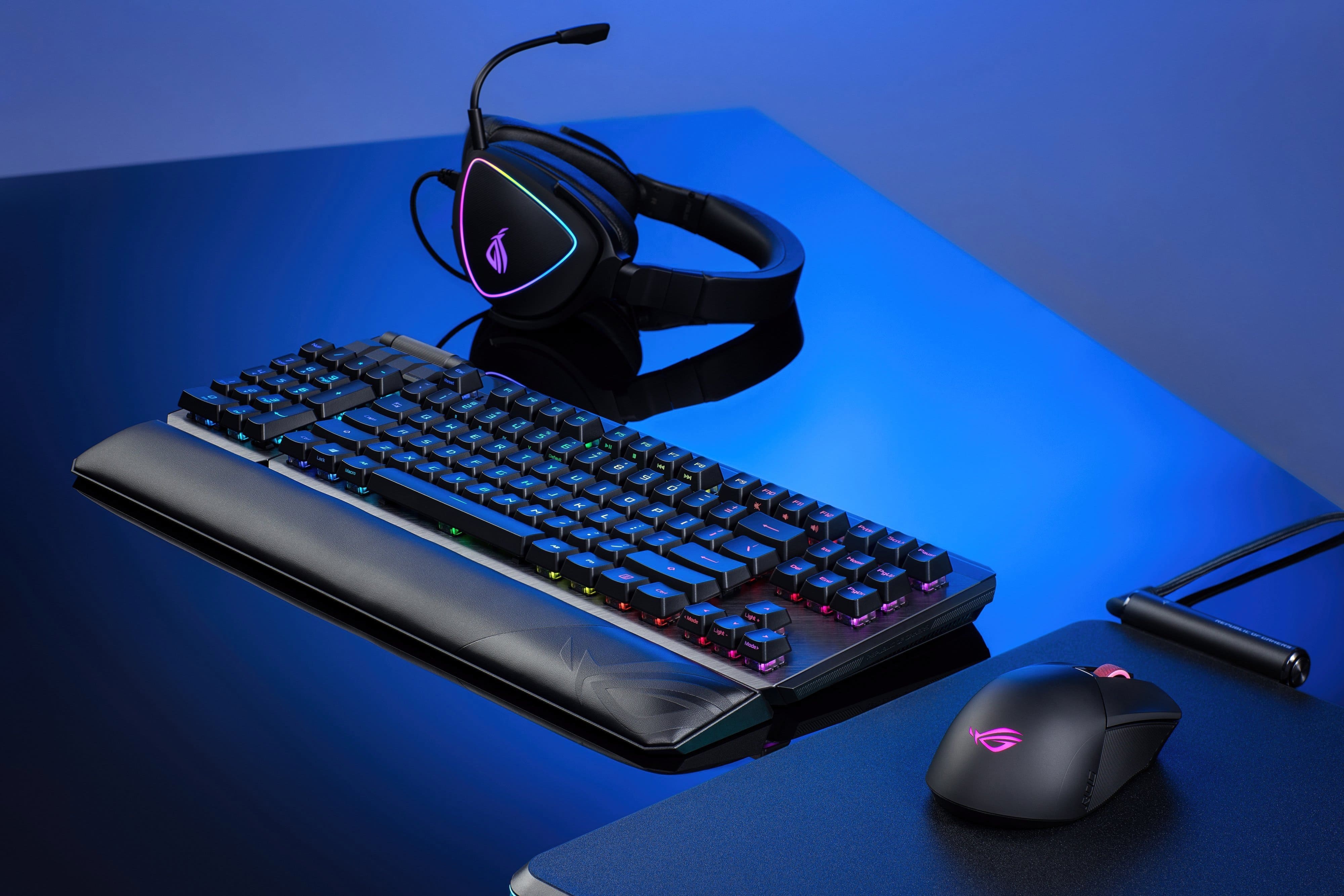 ASUS Клавіатура ROG CLAYMORE II RD RGB 108key USB/WL EN Black