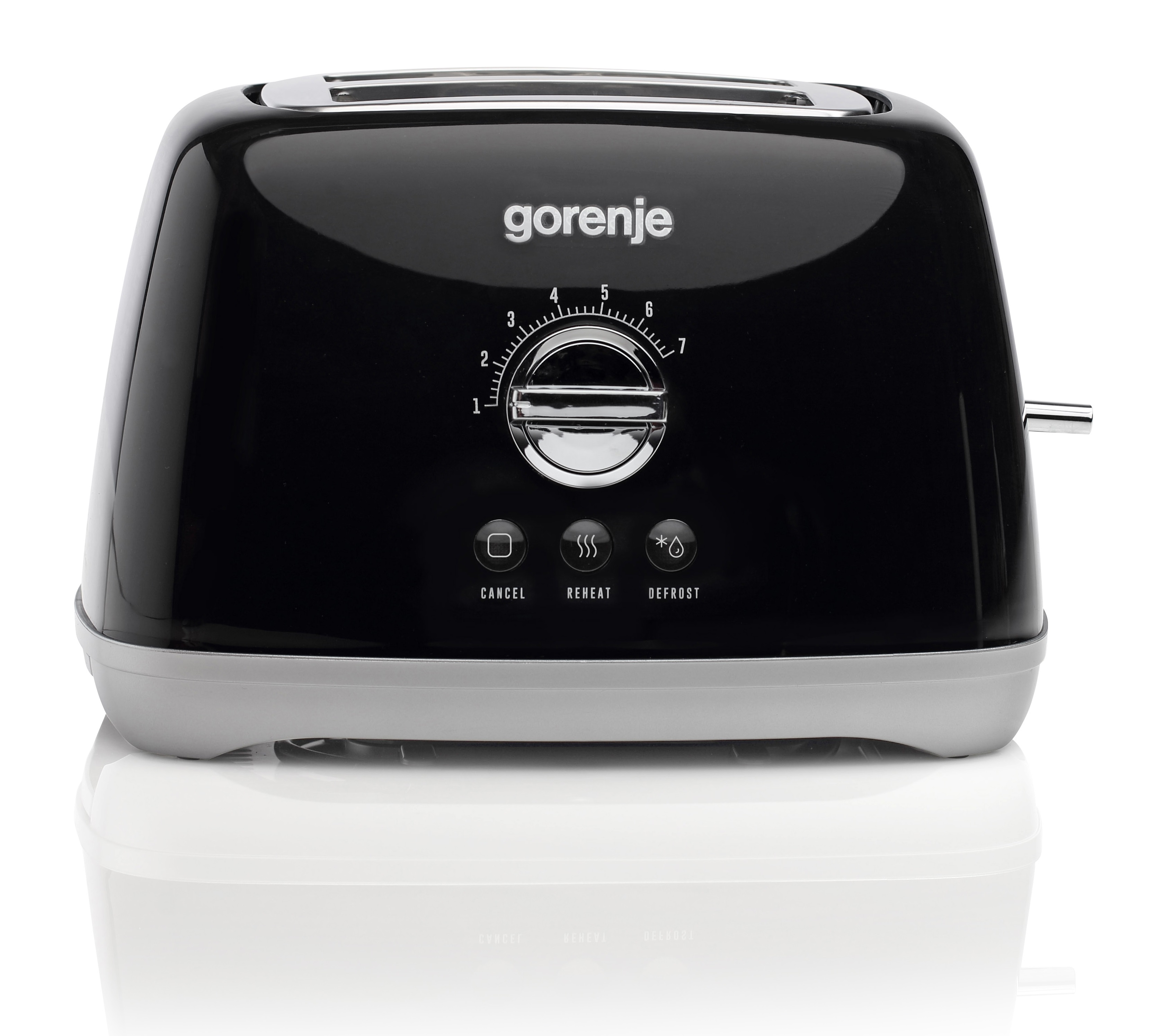 Gorenje Тостер Gorenje, 900Вт, пластик-метал, чорний