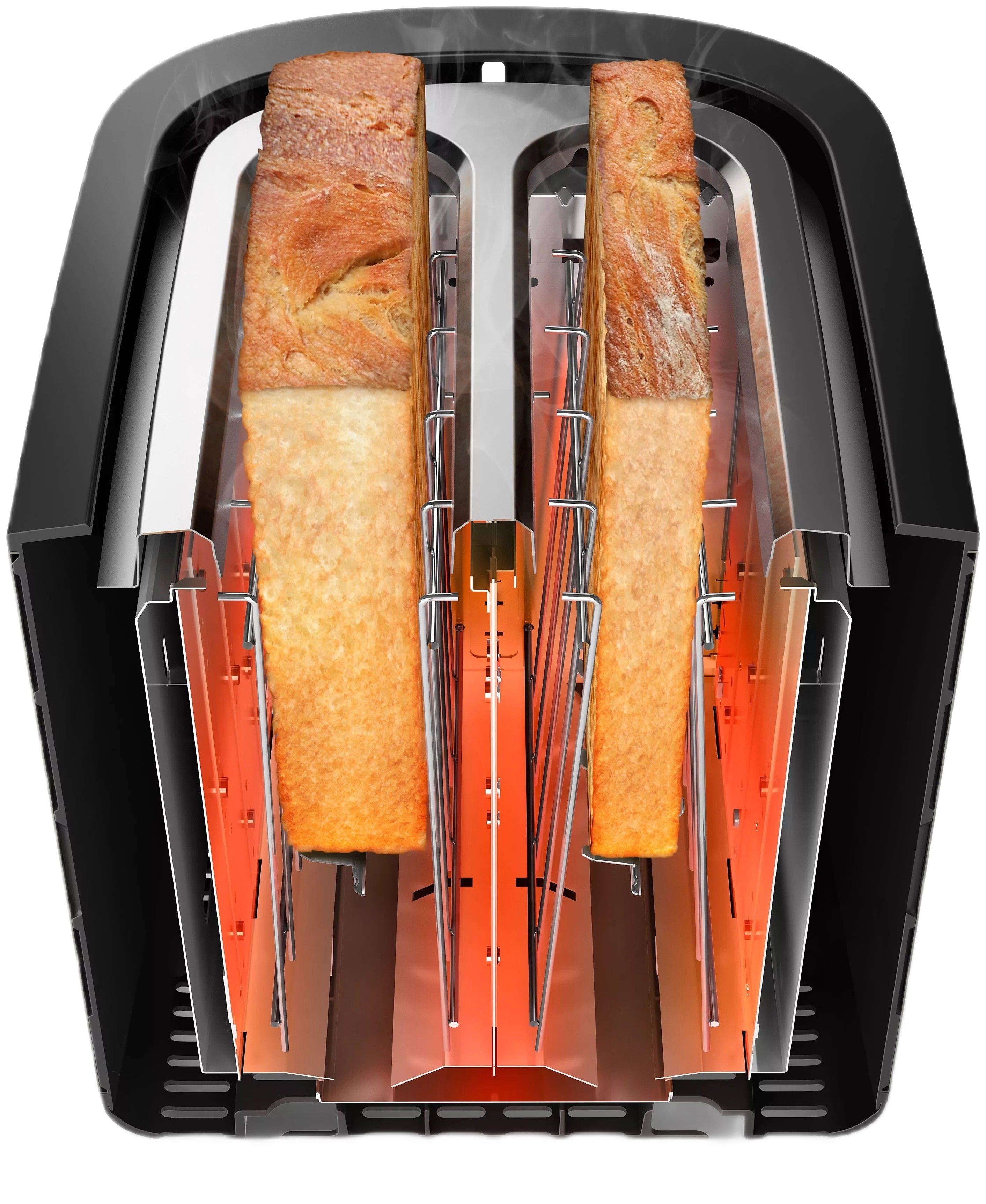 Philips Тостер Viva Collection 950Вт, нержав., підігрів,разморозка