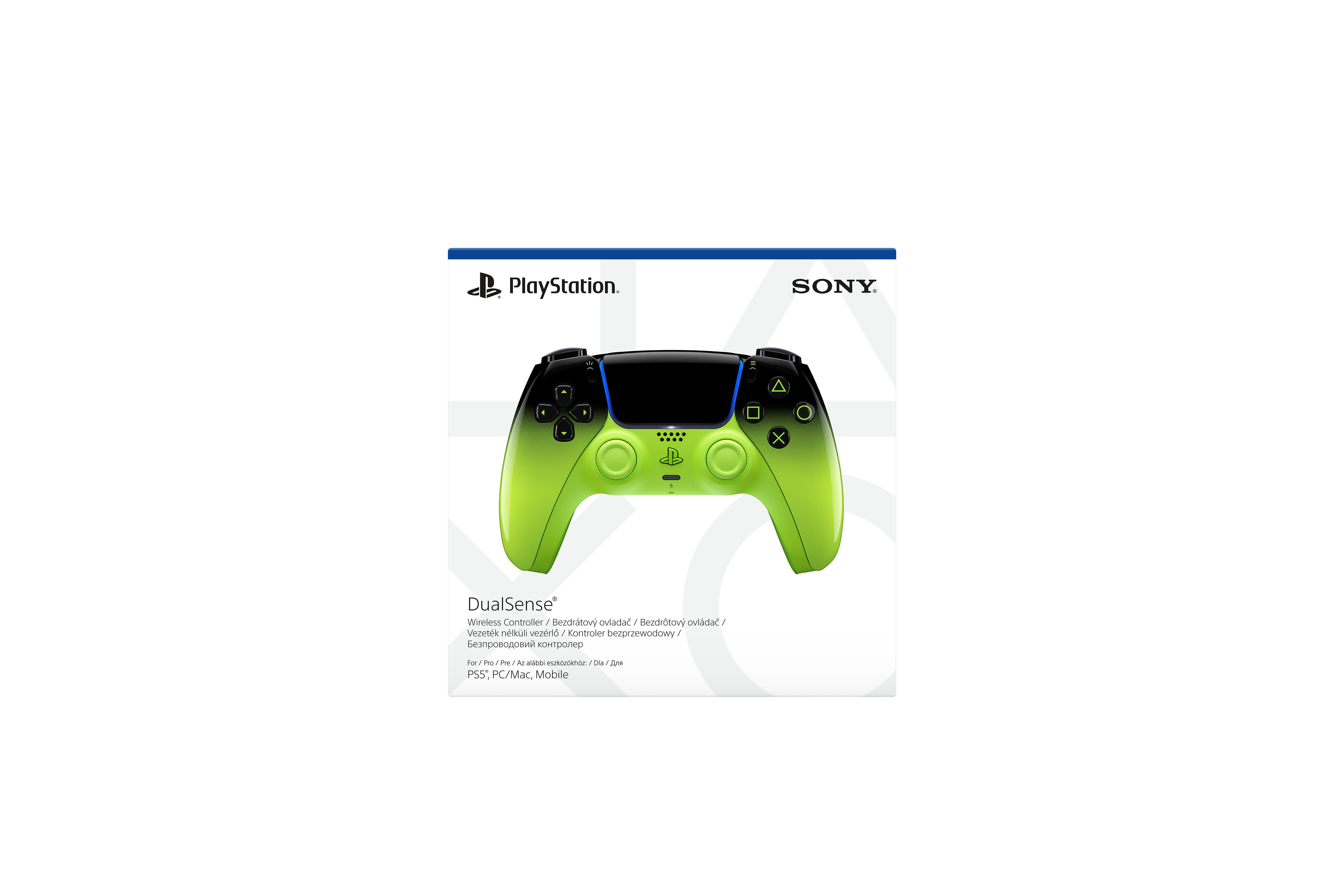 PlayStation Геймпад 5 Dualsense BT, Remix Green
